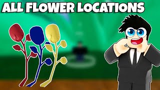 All Flower Locations in Blox Fruits [upl. by Enaled]