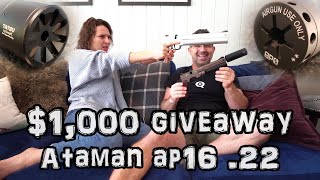 Ataman AP16 22 PCP Air Pistol Review  Discussion  Giveaway   Airgun  Pellet Gun [upl. by Bittner623]