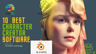 Best Character Creator Softwares 10 Best 3D Free and Paid Animation Character Creator Software [upl. by Hobey]