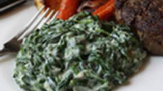 Creamed Spinach Recipe  Steakhouse Creamed Spinach [upl. by Benzel]