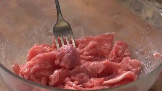 How To Marinate Meat For Stir Fried [upl. by Llien419]