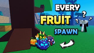 ALL Fruit Spawn Locations in EVERY Sea  Blox Fruits [upl. by Irish]