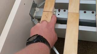 DIY IKEA Brimnes Bed Silencing the squeeks [upl. by Kinom]