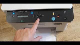 Xerox WorkCentre 3025 disable configuration report printing startup Printer [upl. by Akenahc]