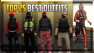 TOP 25 BEST amp COOLEST OUTFITS IN GTA ONLINE [upl. by Dehnel212]