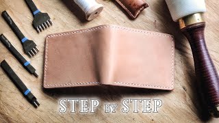 How to Make a Leather Wallet [upl. by Idalina]