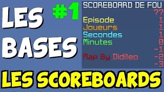 LES BASES DES SCOREBOARDS sur Minecraft [upl. by Fadas433]