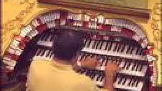 Bob Castle plays Wurlitzer Theatre Organ in Denver home [upl. by Atauqal]