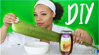 DIY EASY ALOE VERA amp RAW HONEY FACE MASK SUPERNATURAL [upl. by Seibold]