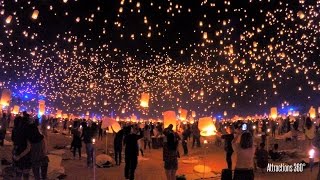 RISE Lantern Festival  Tangled quotI See the Lightquot in Real Life  Las Vegas [upl. by Esyle]