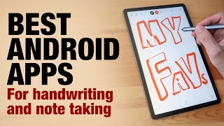 Best Android Apps for Handwriting and Note Taking [upl. by Virgie]