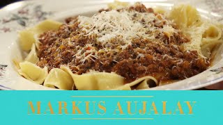 Pappardelle med köttfärssås  Markus Aujalay [upl. by Phila]