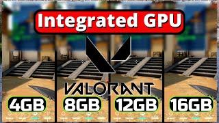 Does More Ram Improve Intel HD Graphics Performance In Valorant  4GB vs 8GB vs 12GB vs 16GB [upl. by Cioban]