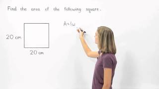 Area of a Square  MathHelpcom [upl. by Anesuza]