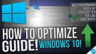 🔧 How to Optimize Windows 10 For GAMING amp Performance The Ultimate GUIDE [upl. by Earla]