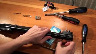 Break Barrel Air Rifle Maintenance Part 1 [upl. by Gnilrad]