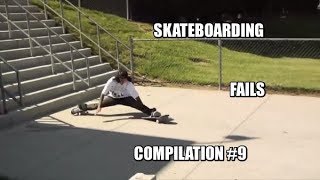 HALL OF MEAT on INSTAGRAM  9 SKATEBOARDING FAILS COMPILATION [upl. by Gradey]