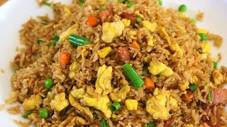 BETTER THAN TAKEOUT AND EASY  Egg Fried Rice Recipe [upl. by Halpern]