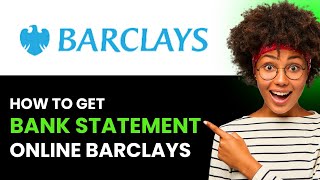 HOW TO EASILY GET ONLINE BANKING STATMENT FROM BARCLAYS [upl. by Marden266]