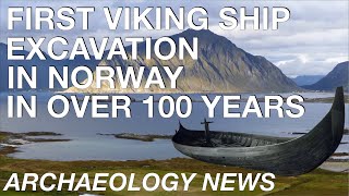 BREAKING NEWS  First Viking Ship Excavation in Norway in 100 years  Gjellestad Boat Burial [upl. by Anaujahs]