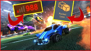 HOW TO FIX ROCKET LEAGUE LAG AND PACKET LOSS PROBLEM [upl. by Tiebold706]