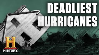 Deadliest Hurricanes in US History  History [upl. by Hakvir]