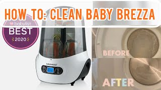 HOW TO Clean Baby Brezza Bottle Sterilizer in 10 Minutes [upl. by Eenerb]