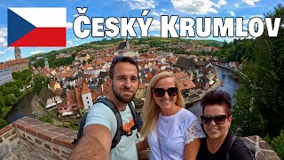 Český Krumlov  walking tour [upl. by Hewet342]