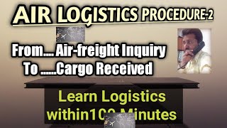 Air Logistics Procedure  Air Shipment Procedure Through Freight Forwarder [upl. by Aienahs]