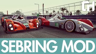 Assetto Corsa Mod Track  Sebring Review [upl. by Kumagai245]