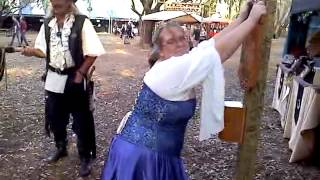 Renaissance Fair princess gets flogged [upl. by Sirromad931]