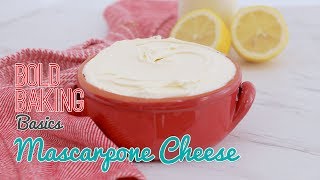 How to make Homemade Mascarpone Italian Cream Cheese Recipe [upl. by Brant]