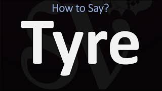 How to Pronounce Tyre BIBLE Lebanon [upl. by Odranreb]