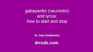 How to take Gabapentin and Lyrica [upl. by Fen562]