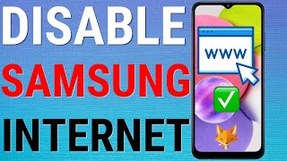 How To Delete Samsung Internet [upl. by Chapa]