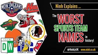 The Worst Sports Teams Names in History  EXPLAINED [upl. by Athalie]