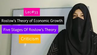 Rostows Stages Of Economic Growth  Five Stages  Criticism on Rostows Theory  Societyopedia [upl. by Ahsieyn]