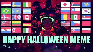 HAPPY HALLOWEEN MEMEcountryhumansanimation meme [upl. by Anahsor]