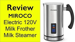 Review Miroco Milk Frother  How to make froth milk at home [upl. by Wain302]