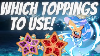 Sea Fairy Cookie Topping Guide 930 amp Arena Test  Cookie Run Kingdom [upl. by Oznofla238]