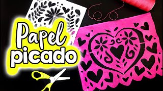 ¿Cómo hacer PAPEL PICADO PLANTILLAS GRATIS ☆★ Especial de octubre con Barbs [upl. by Kinnon]