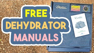 How to Download a FREE Dehydrator Manual for Your Dehydrator  Dehydrating Basics [upl. by Enoval999]