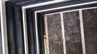 Framing a 20 shipping container Insulating amp finishing [upl. by Anesuza]