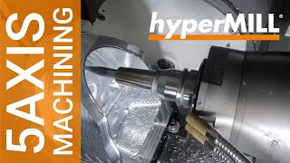 Fully Optimize 5Axis Machining with hyperMILL [upl. by Ruth]