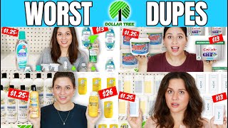 WORST Dollar Tree Dupes 2024 Year in Review  Vivian Tries [upl. by Ahsaei]