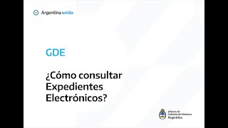 GDE  ¿Cómo consultar Expedientes Electrónicos [upl. by Page809]