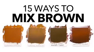 What Colors Make Brown The Ultimate Guide To Mixing Brown [upl. by Aima]