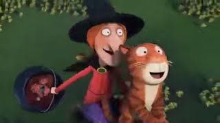 The Witch And The Cat Go On A Wild Adventure  Gruffalo World Room On The Broom [upl. by Gerson]