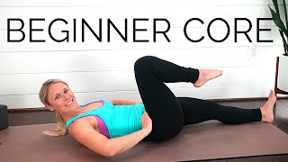 BEGINNER CORE EXERCISES  Yoga for Your ABS [upl. by O'Shee]