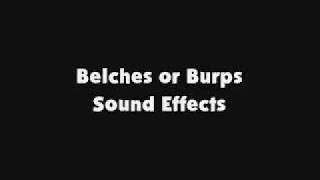 Belches or Burps SFX [upl. by Perrins]